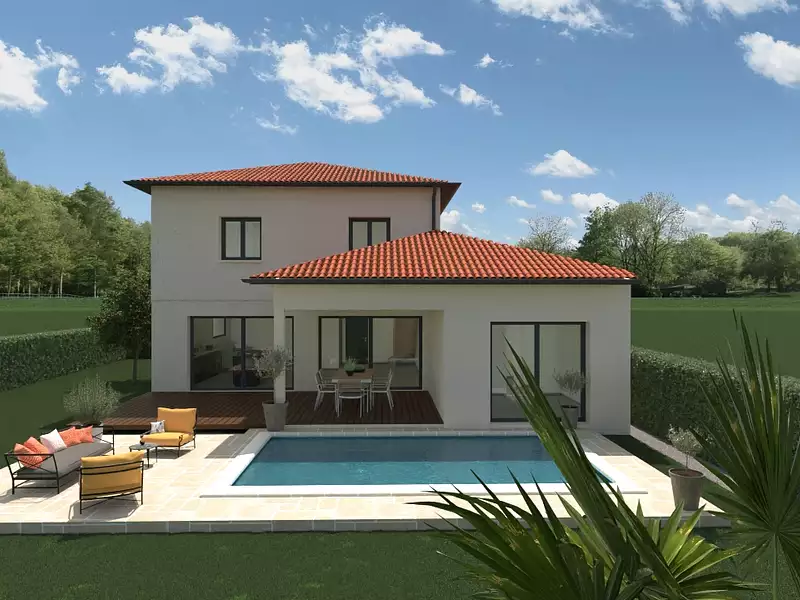 Maison neuve, 104 m² - Jassans-Riottier (01480)