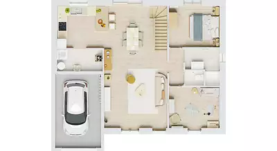 Maison neuve, 73 m²