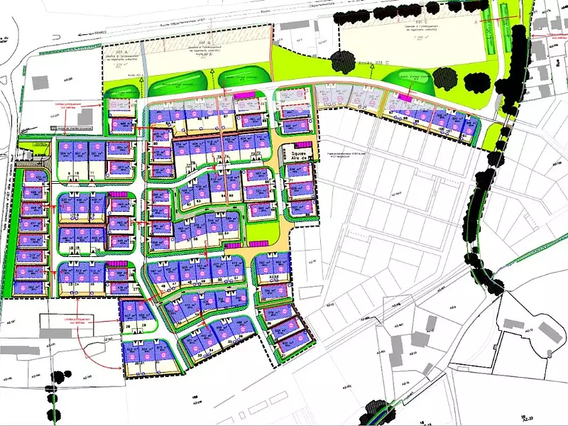 Terrain à bâtir, 526 m² - Saint-Berthevin (53940)