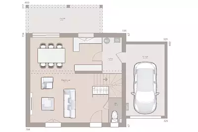 Maison neuve, 85 m²