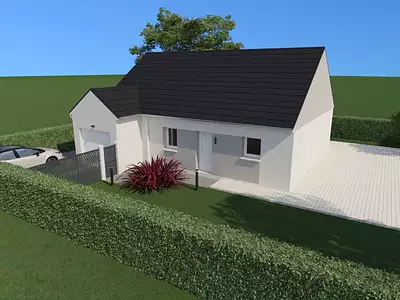 Maison neuve, 76 m²