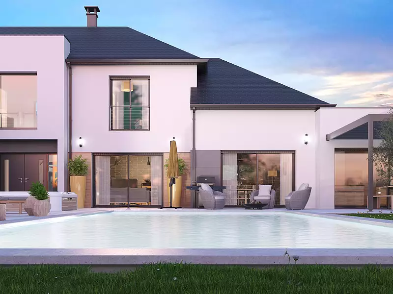 Maison neuve, 200 m² - Monnaie (37380)