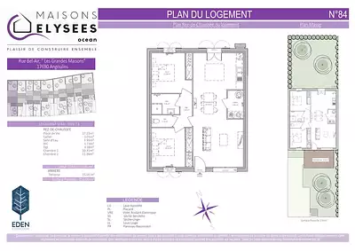 Maison neuve, 70 m²