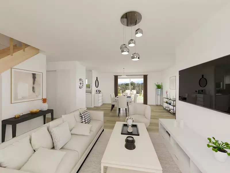 Maison neuve, 88,71 m² - Monchecourt (59234)