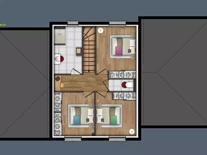 Maison neuve, 139 m² - Le Neubourg (27110)