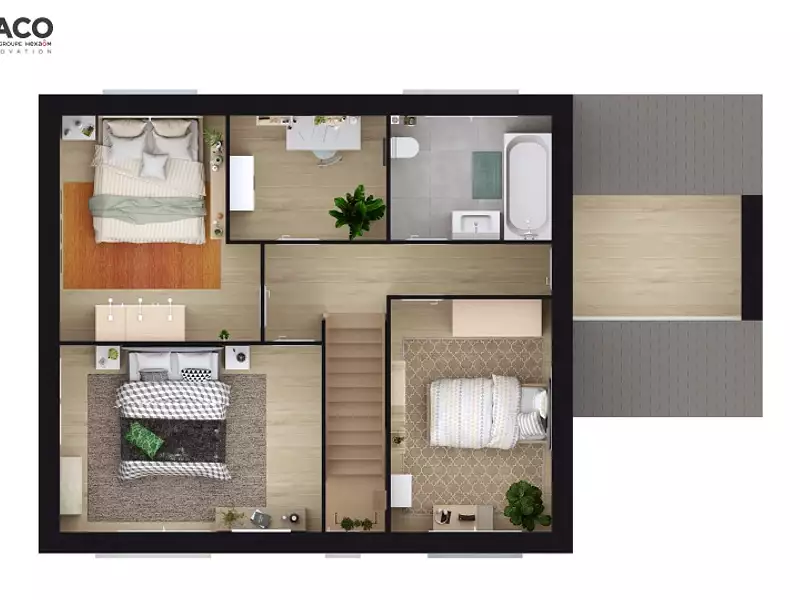 Maison neuve, 113 m² - Montigny (76380)