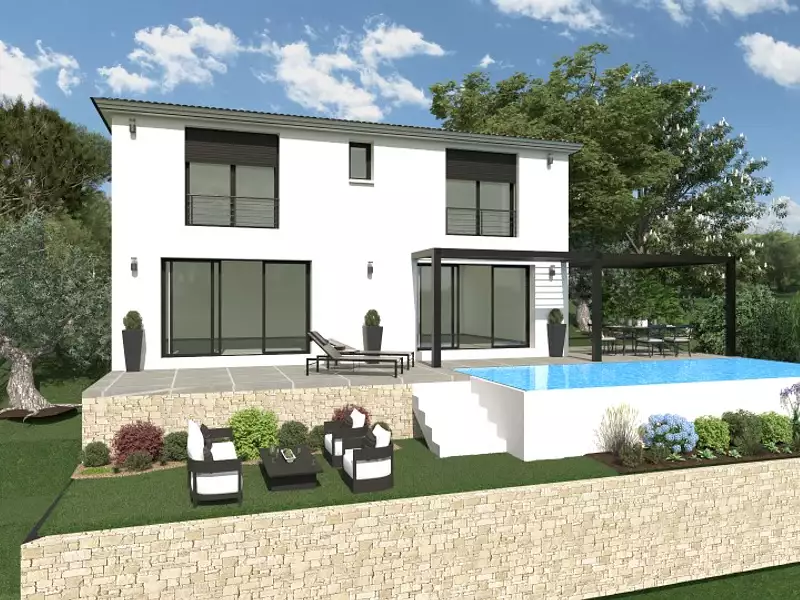 Maison neuve, 115 m² - Cantaron (06340)