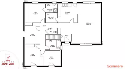 Maison neuve, 80 m²