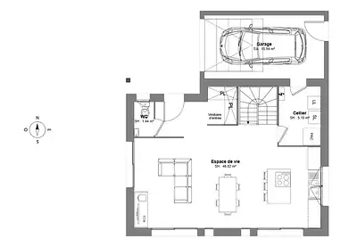 Maison neuve, 90 m²