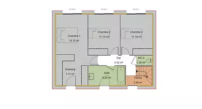 Maison neuve, 130 m²
