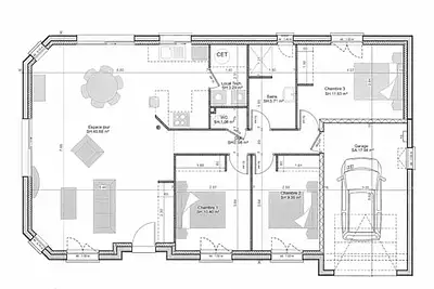 Maison neuve, 92 m²