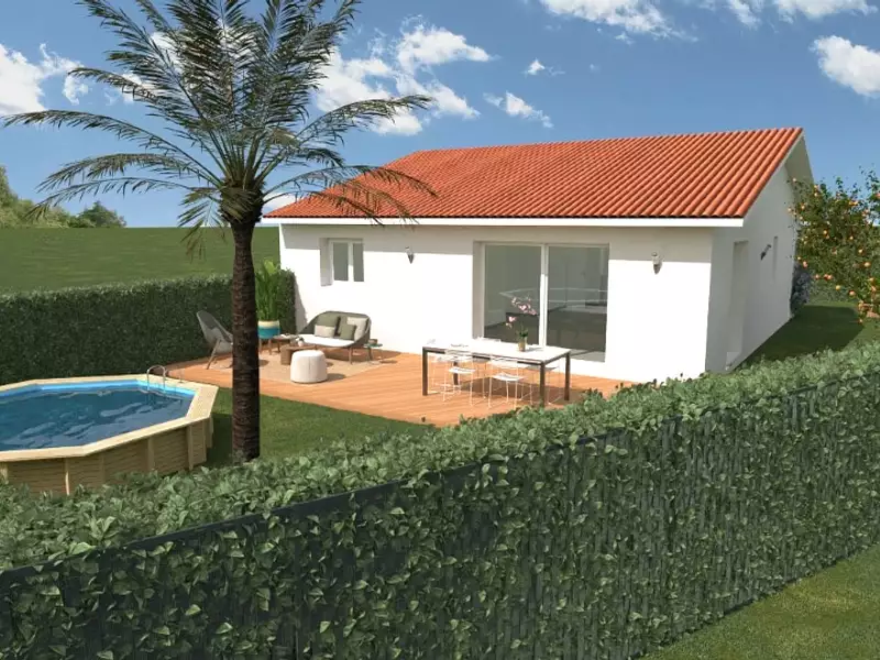 Maison neuve, 70 m² - Saint-Jean-Lasseille (66300)