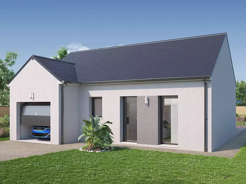 Maison neuve, 82 m² - Hommes (37340)