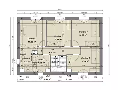 Maison neuve, 109 m²