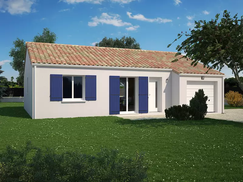 Maison neuve, 73 m² - Le Champ-Saint-Père (85540)