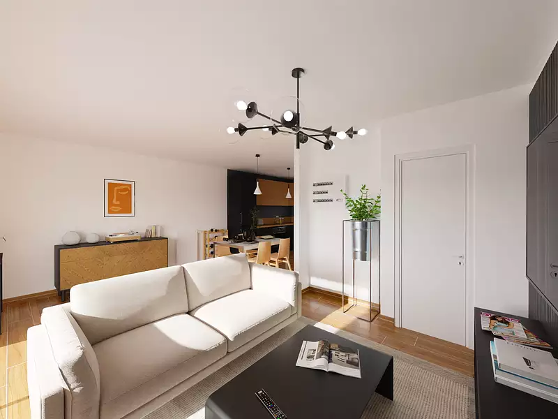 Maison neuve, 64 m² - Hommes (37340)