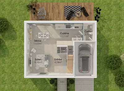 Maison neuve, 92 m²