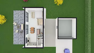 Terrain à bâtir, 1 100 m²