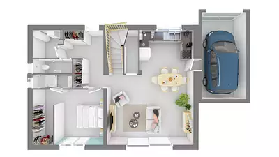 Maison neuve, 100 m²