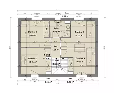 Maison neuve, 98 m²