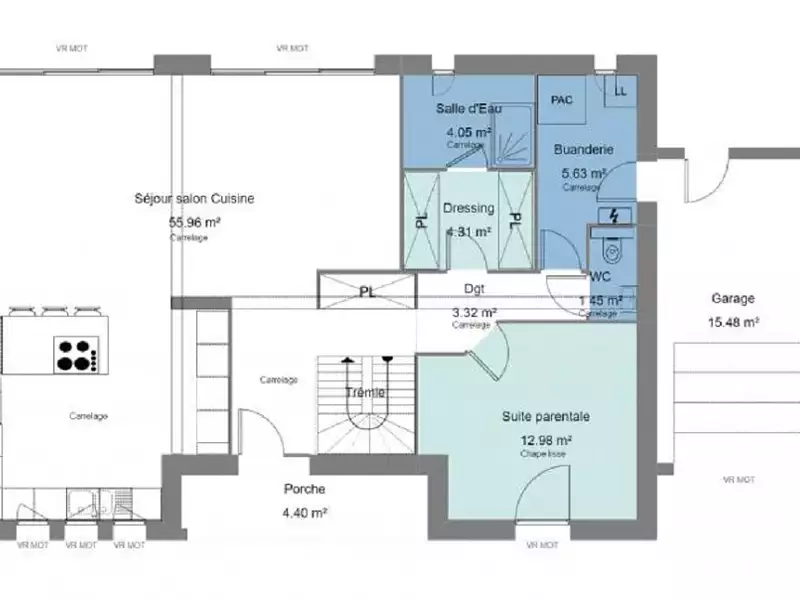 Maison neuve, 150 m² - Moret-Loing-et-Orvanne (77250)
