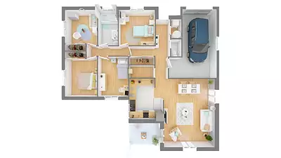 Maison neuve, 99 m²