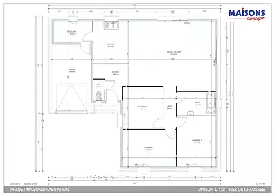 Maison neuve, 78 m²