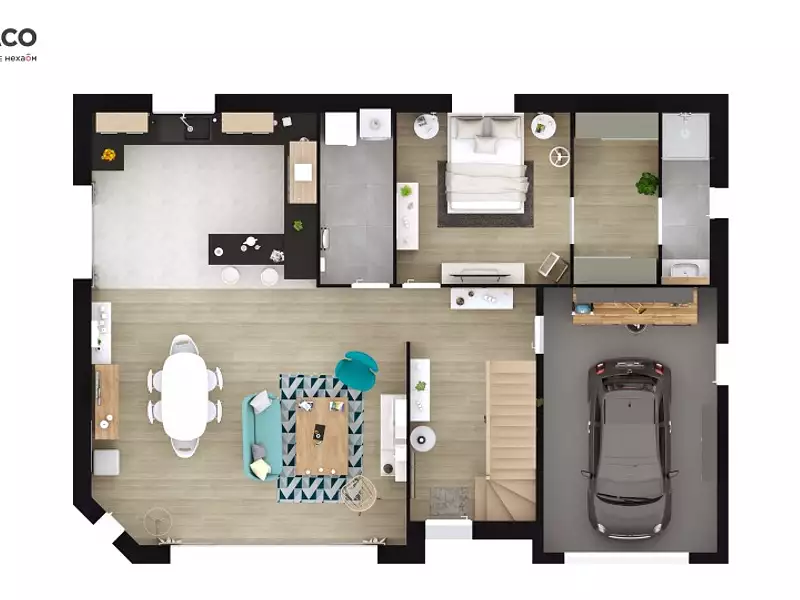 Maison neuve, 135 m² - Dozulé (14430)