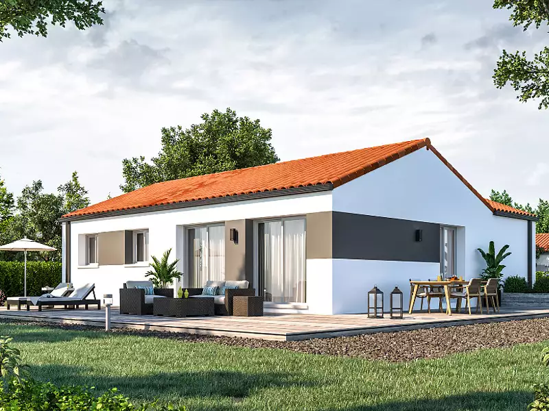 Maison neuve, 73 m² - Nantes (44300)