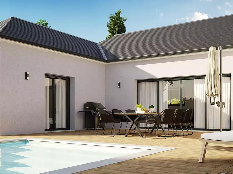 Maison neuve, 122 m² - Saint-Epain (37800)