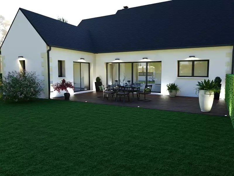 Maison neuve, 115 m² - Hommes (37340)