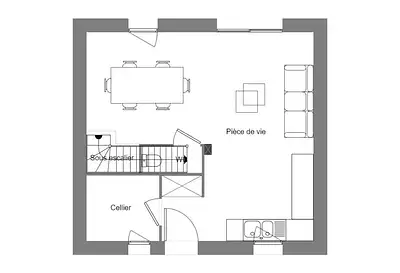 Maison neuve, 57 m²