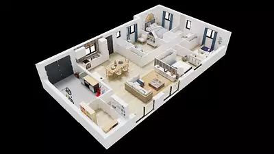 Maison neuve, 104 m²