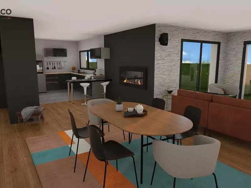 Maison neuve, 156 m² - Sauchay (76630)