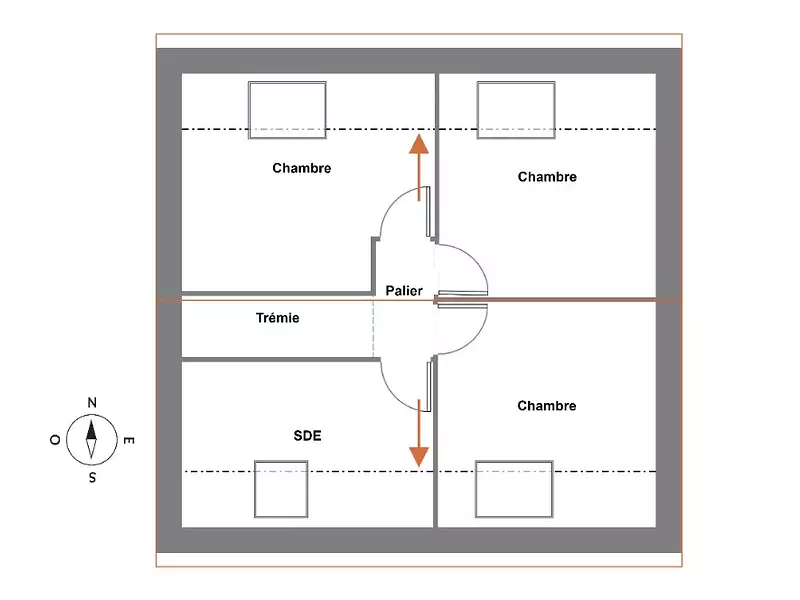 Maison neuve, 88 m² - Fougères (35300)