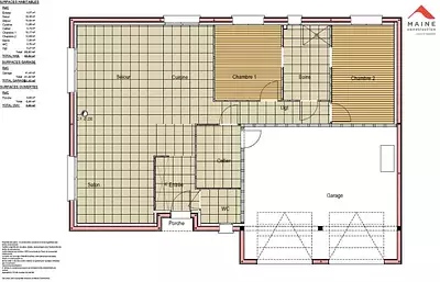 Maison neuve, 94 m²