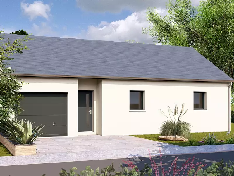 Maison neuve, 61 m² - Vernantes (49390)
