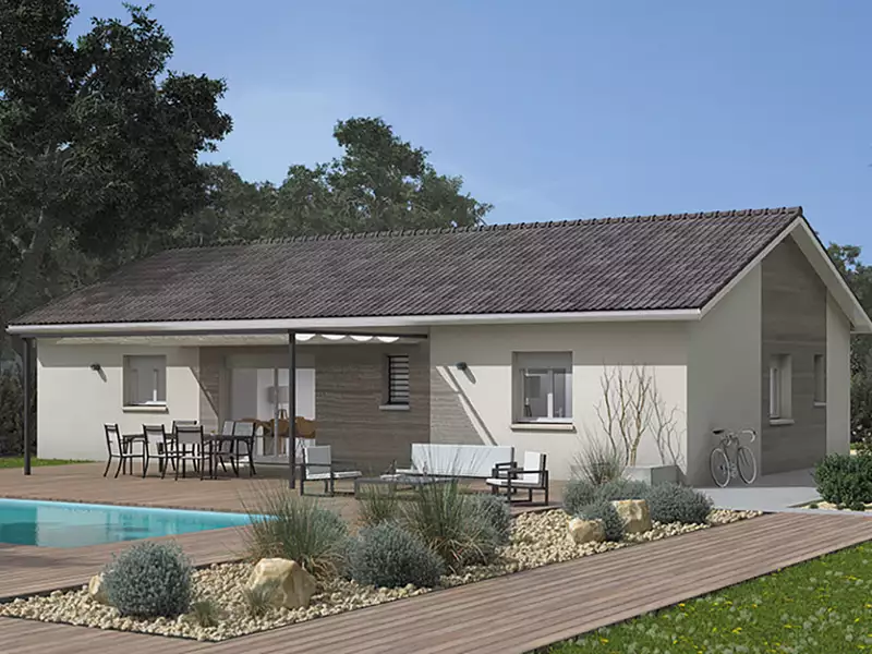 Maison neuve, 84 m² - Champdieu (42600)