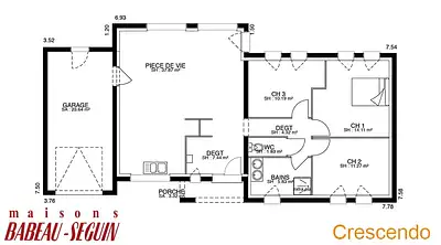 Maison neuve, 110 m²