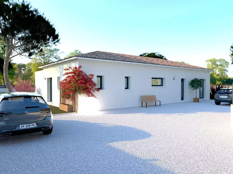 Maison neuve, 130 m² - Forcalqueiret (83136)