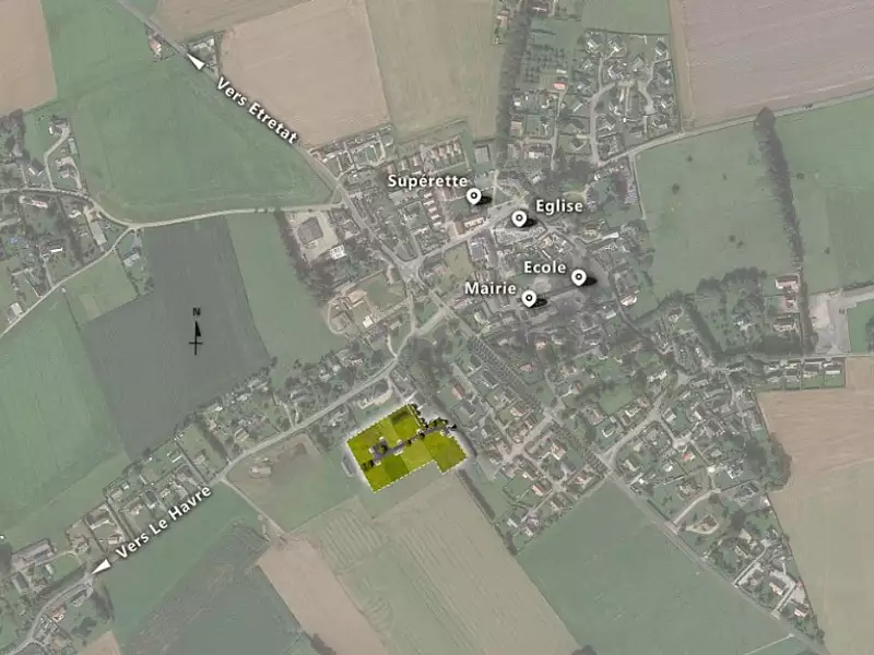 Terrain à bâtir, 1 221 m² - Etainhus (76430)