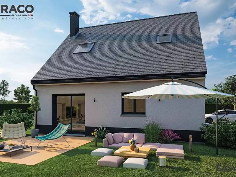 Maison neuve, 81 m² - Les Baux-Sainte-Croix (27180)