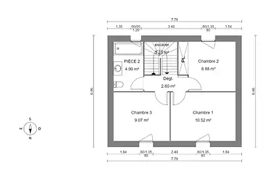 Maison neuve, 70 m²
