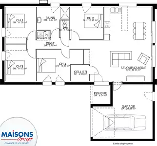 Maison neuve, 110 m²