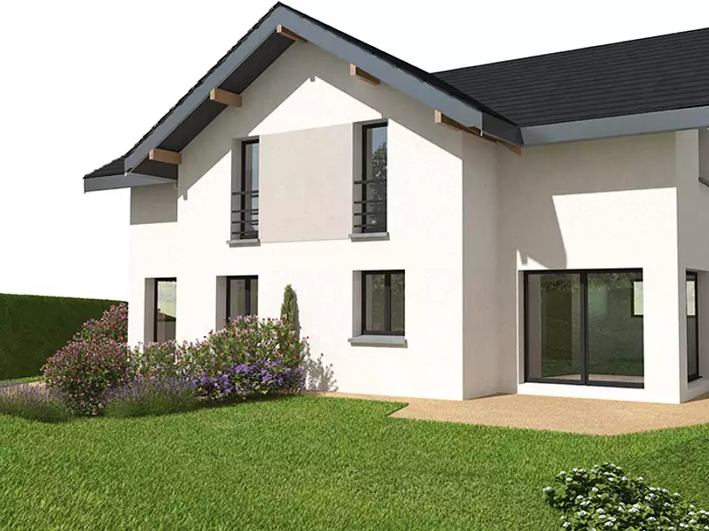 Maison neuve, 105 m² - Saint-Félix (74540)