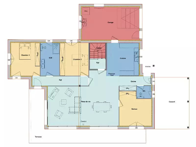 Maison neuve, 130 m² - Saint-Quay-Portrieux (22410)