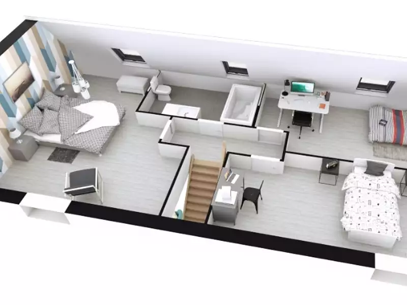 Maison neuve, 105 m² - Honfleur (14600)