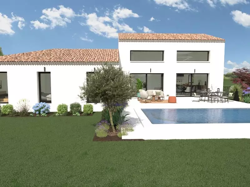 Maison neuve, 136 m² - Vallon-Pont-d'Arc (07150)