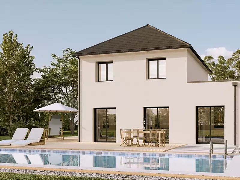 Maison neuve, 115 m² - Bennecourt (78270)