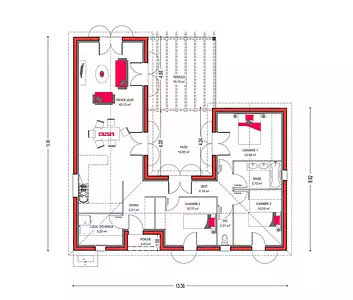 Maison neuve, 97 m²